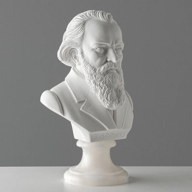 Buste de Johannes Brahms — Maître de l’Harmonie Romantique