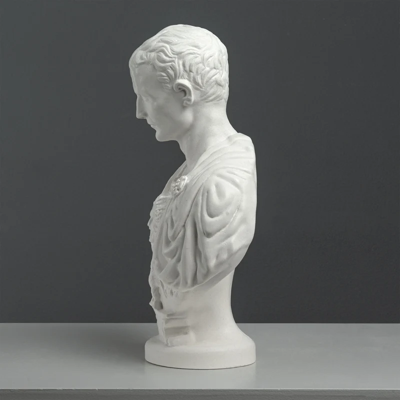 Buste de Jules César avec cuirasse – d’après Andrea Ferrucci