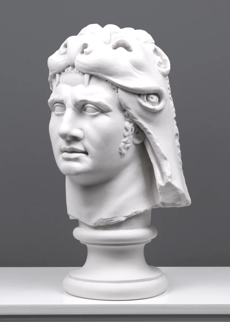 Buste de Mithridate - sculpture en marbre