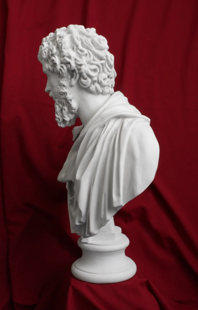 Buste de Septime Sévère - sculpture en marbre