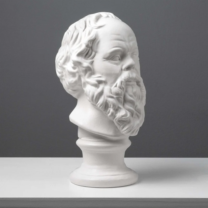 Buste de Socrate - Statue du philosophe grec