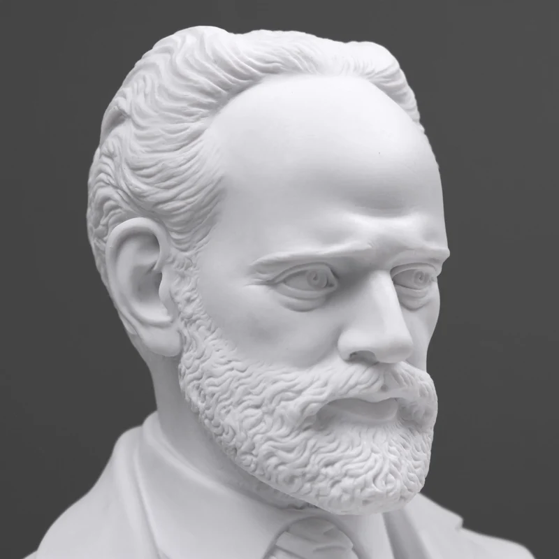 Buste de Tchaikovsky - sculpture en marbre