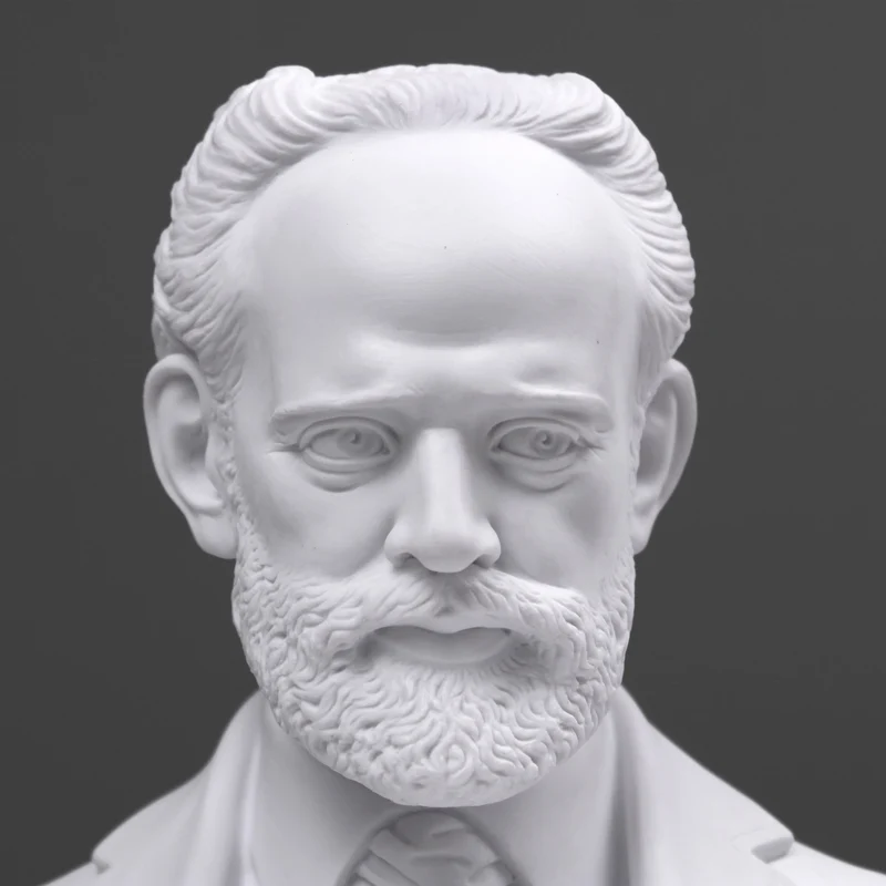 Buste de Tchaikovsky - sculpture en marbre