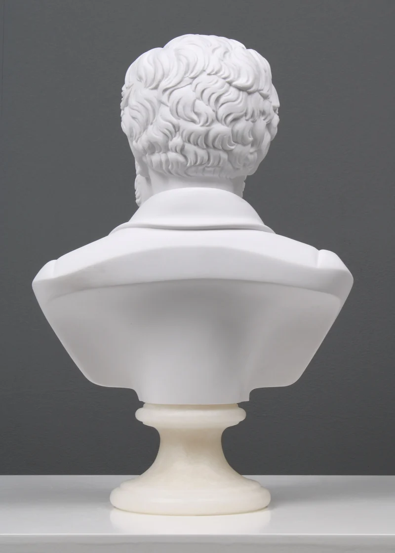 Buste de Wagner - sculpture en marbre
