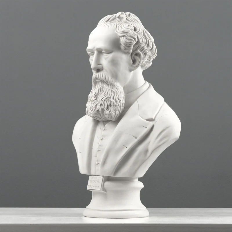 Buste Charles Dickens – Statue de l’écrivain anglais