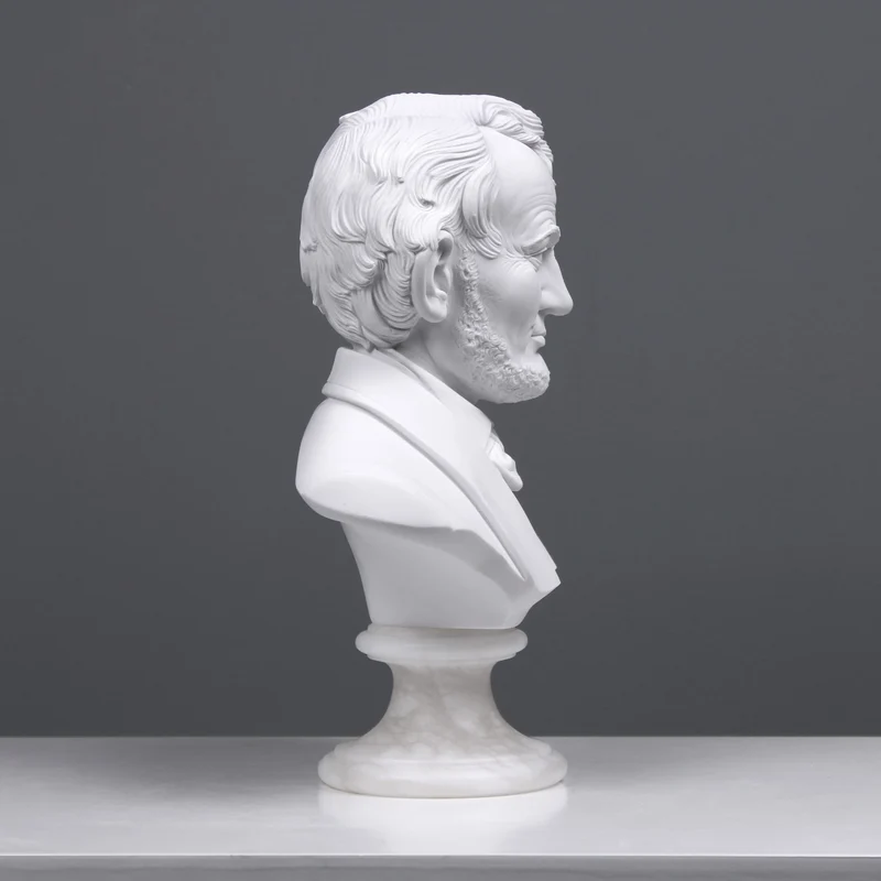 Buste d'Abraham Lincoln - sculpture en marbre