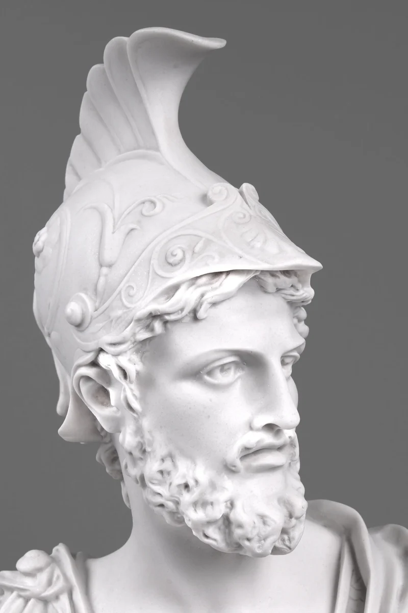 Buste d'Ajax (grande taille) - sculpture en marbre