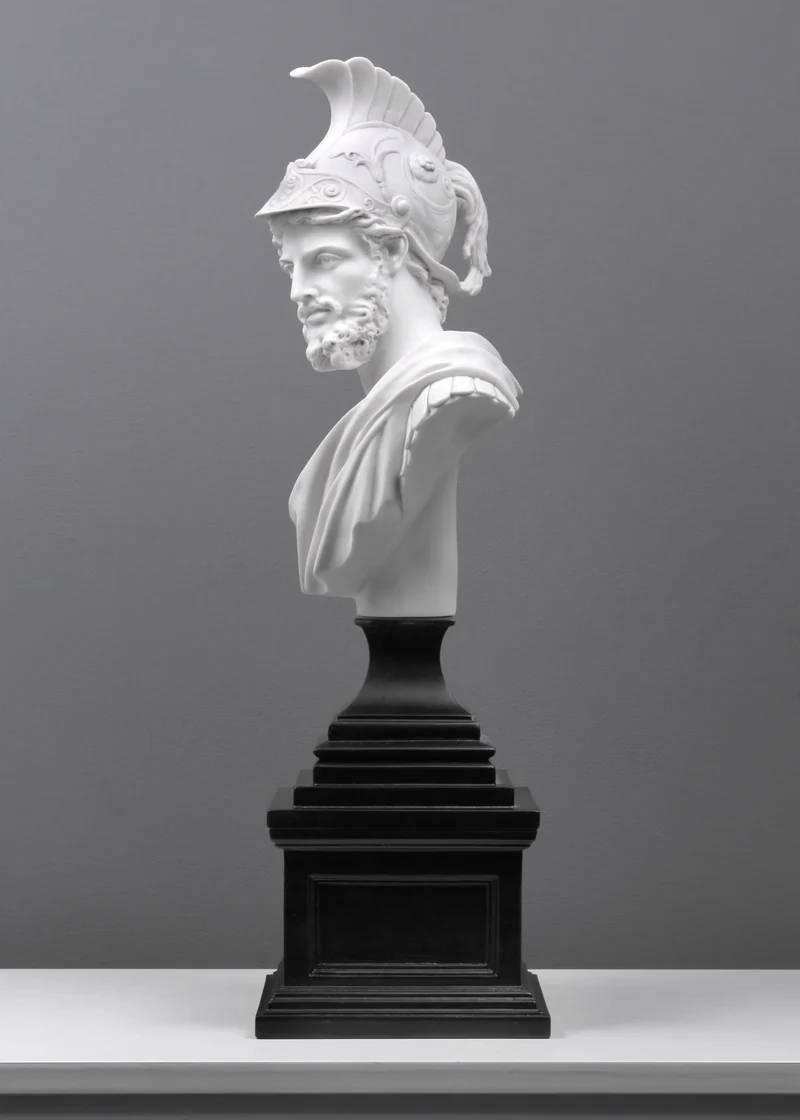 Buste d'Ajax (grande taille) - sculpture en marbre