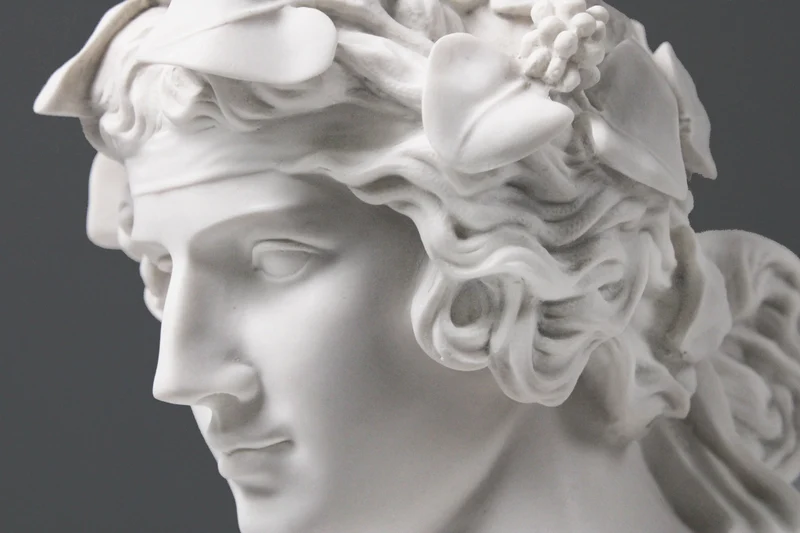 Buste d'Antinoüs et d'Ariane - sculpture en marbre