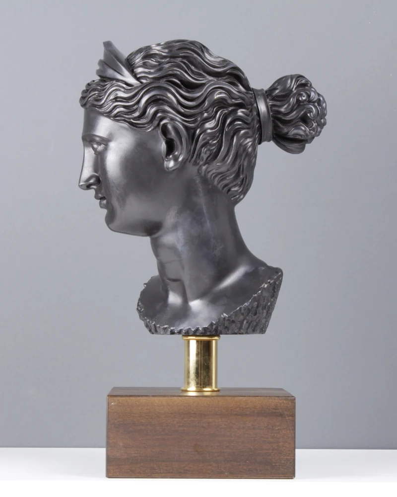 Buste d'Artémis - Déesse olympienne (bronze) - sculpture en marbre