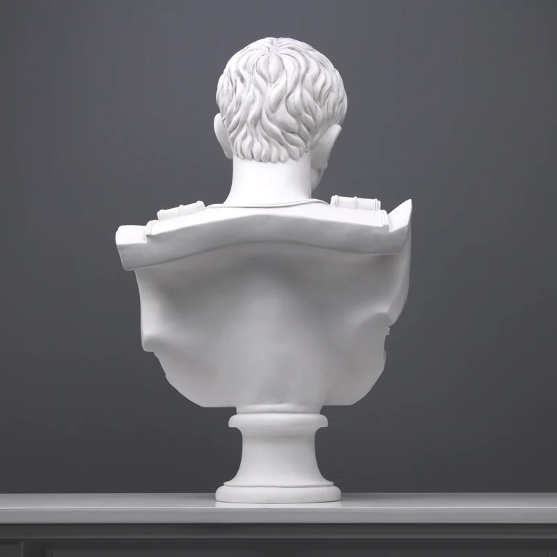Buste d'Auguste (Grande taille) - sculpture en marbre