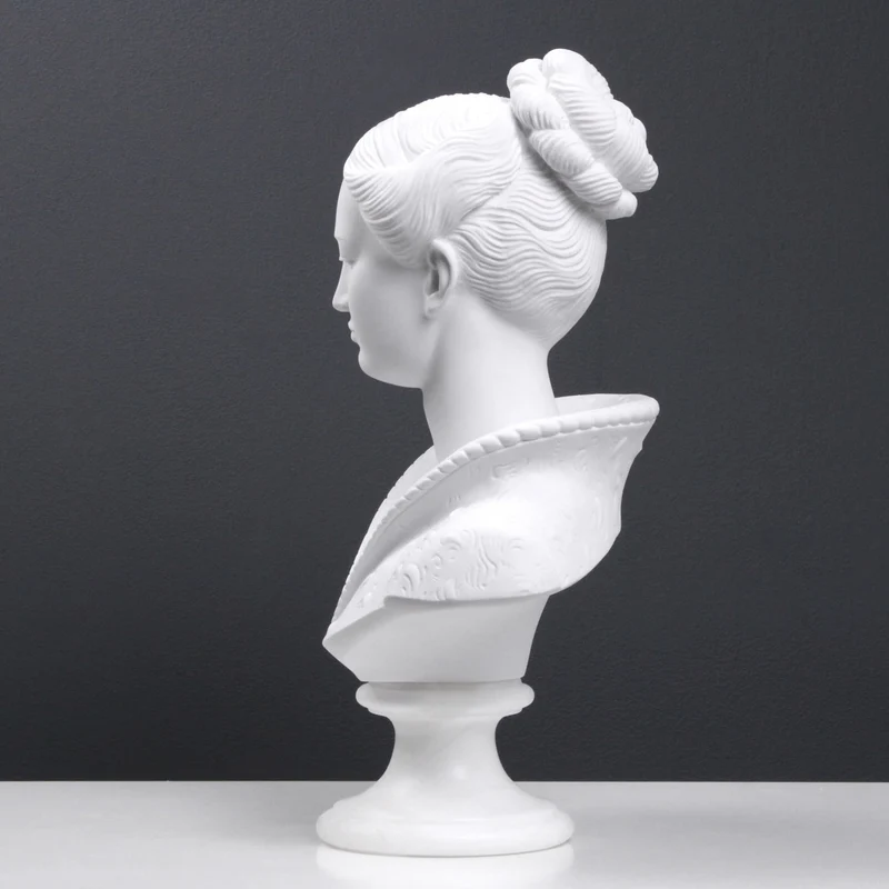 Buste d'une dame italienne - sculpture en marbre