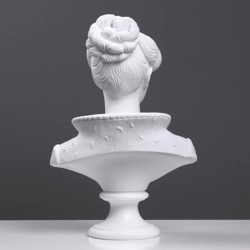 Buste d'une dame italienne - sculpture en marbre