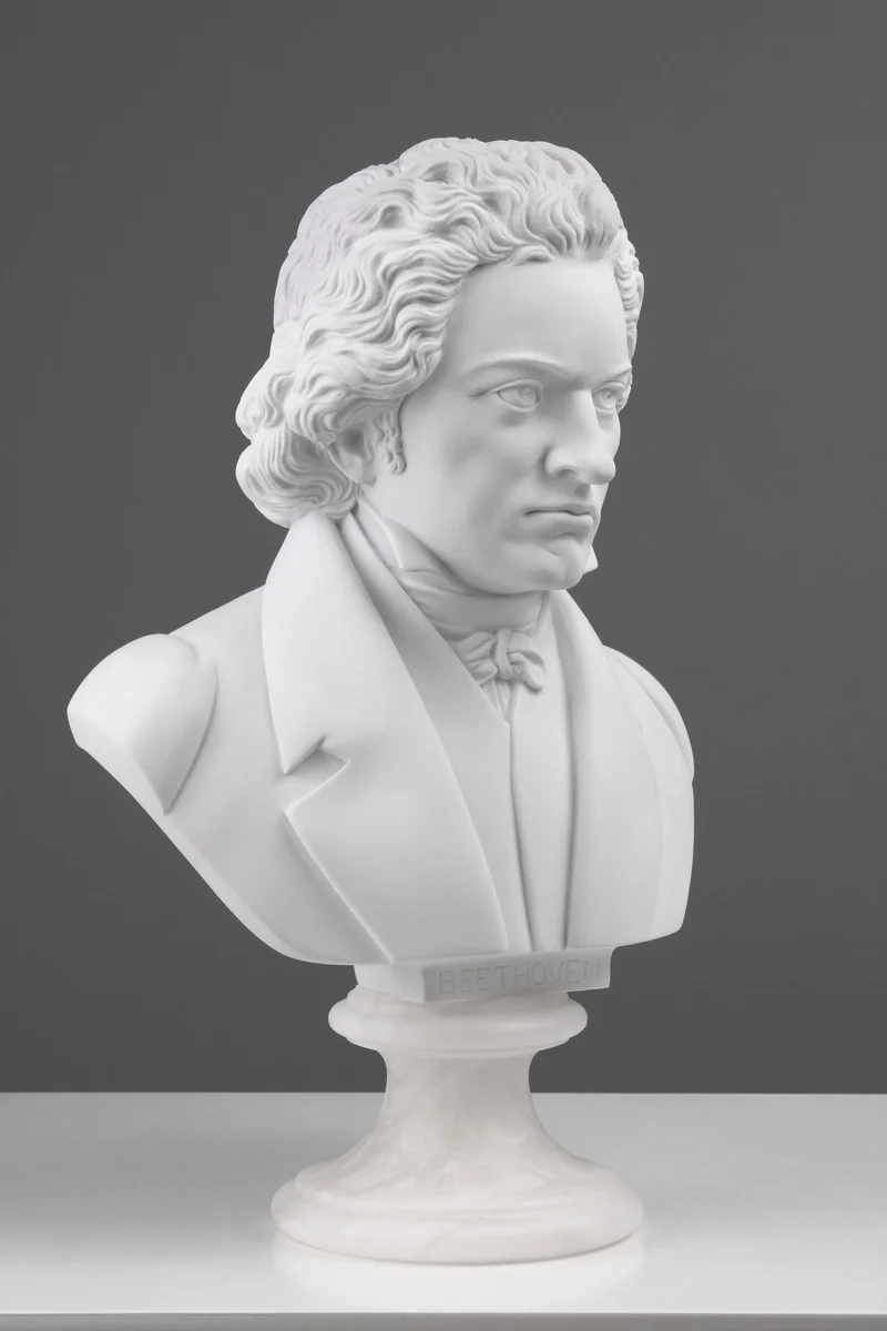 Buste de Beethoven - sculpture en marbre