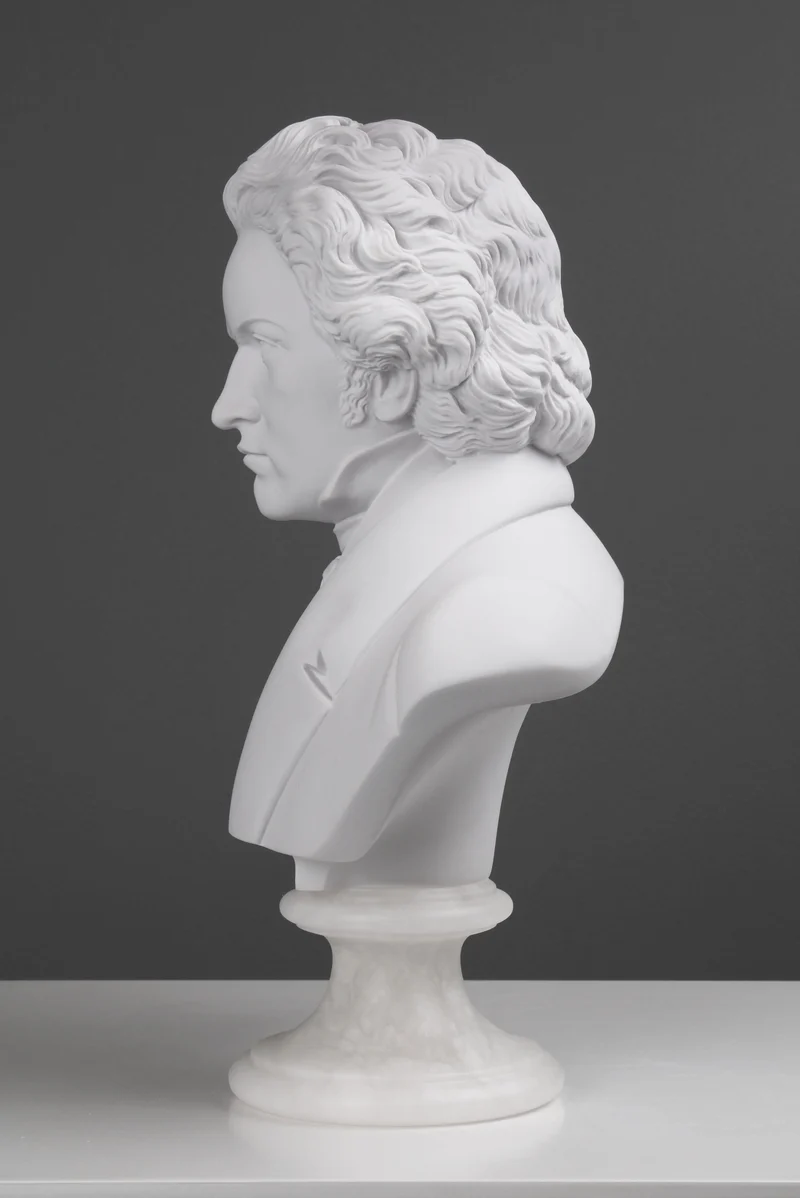 Buste de Beethoven - sculpture en marbre