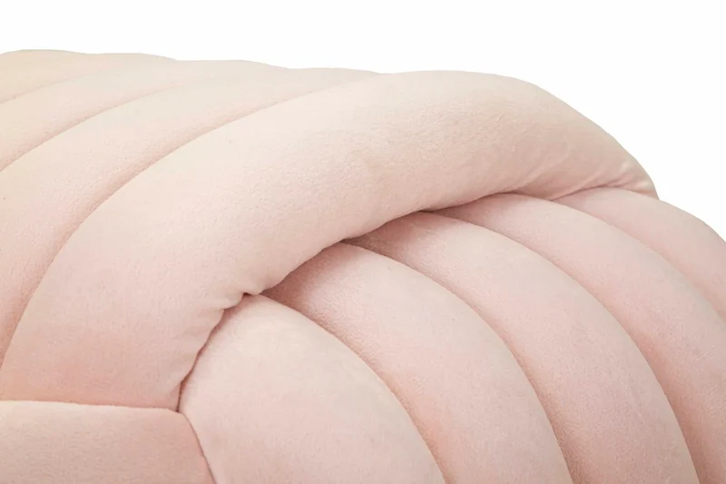 Banc en velours rose – Siège rembourré Sofy