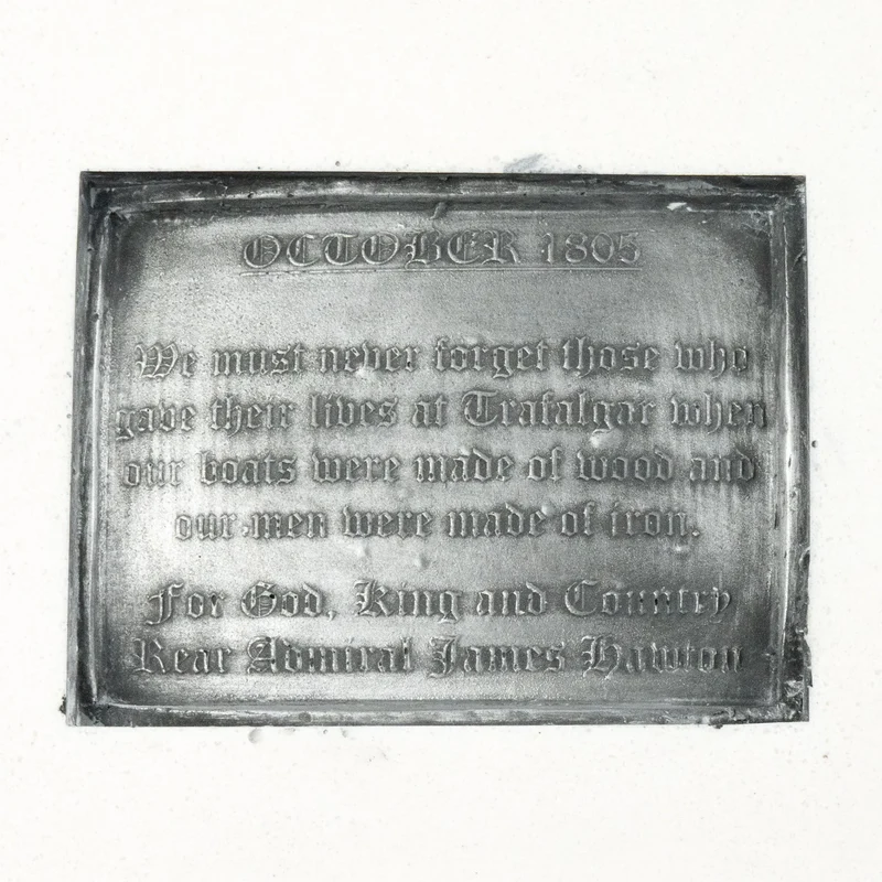 Bas-relief de la colonne Nelson – Sculpture murale en hommage au héros naval britannique