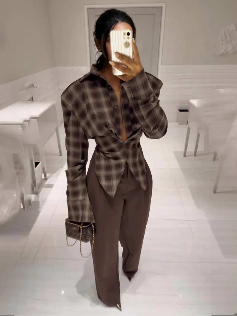 Exquisite Pleated Pocket Blazer Pants