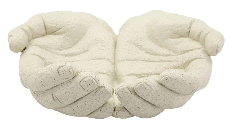Bol décoratif blanc en résine – Collection Stons