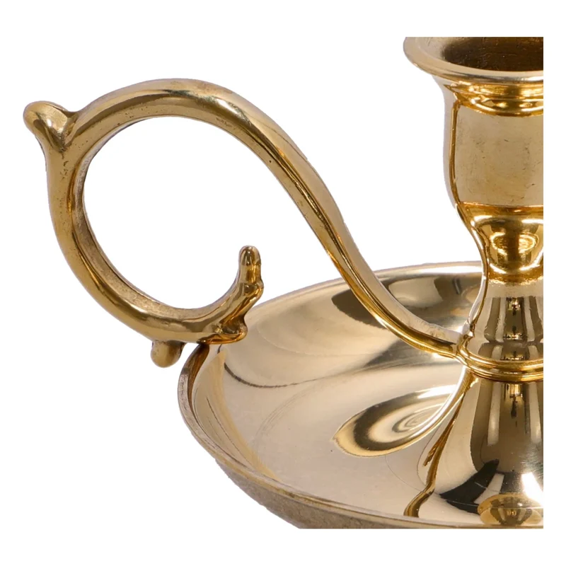 Bougeoir de chambre classique en laiton