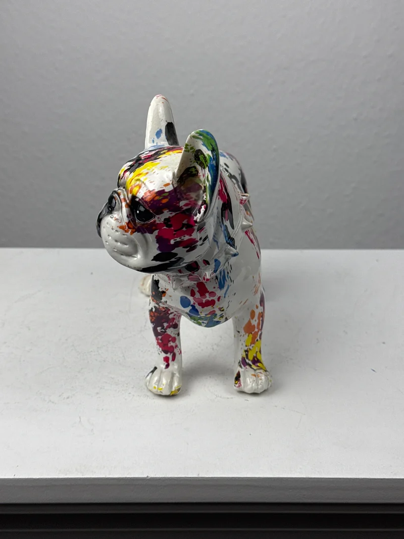 Bouledogue français Pop Art (Art moderne éclaboussé)