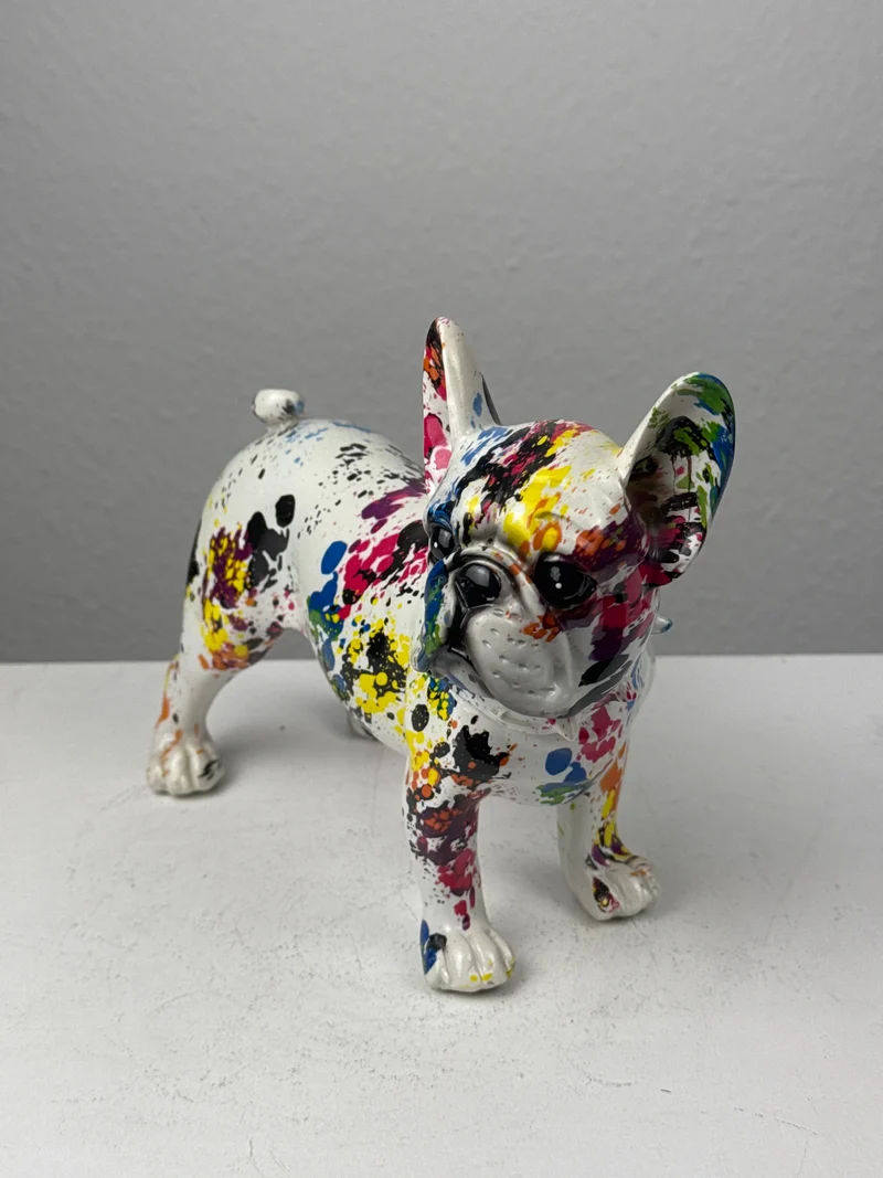 Bouledogue français Pop Art (Art moderne éclaboussé)