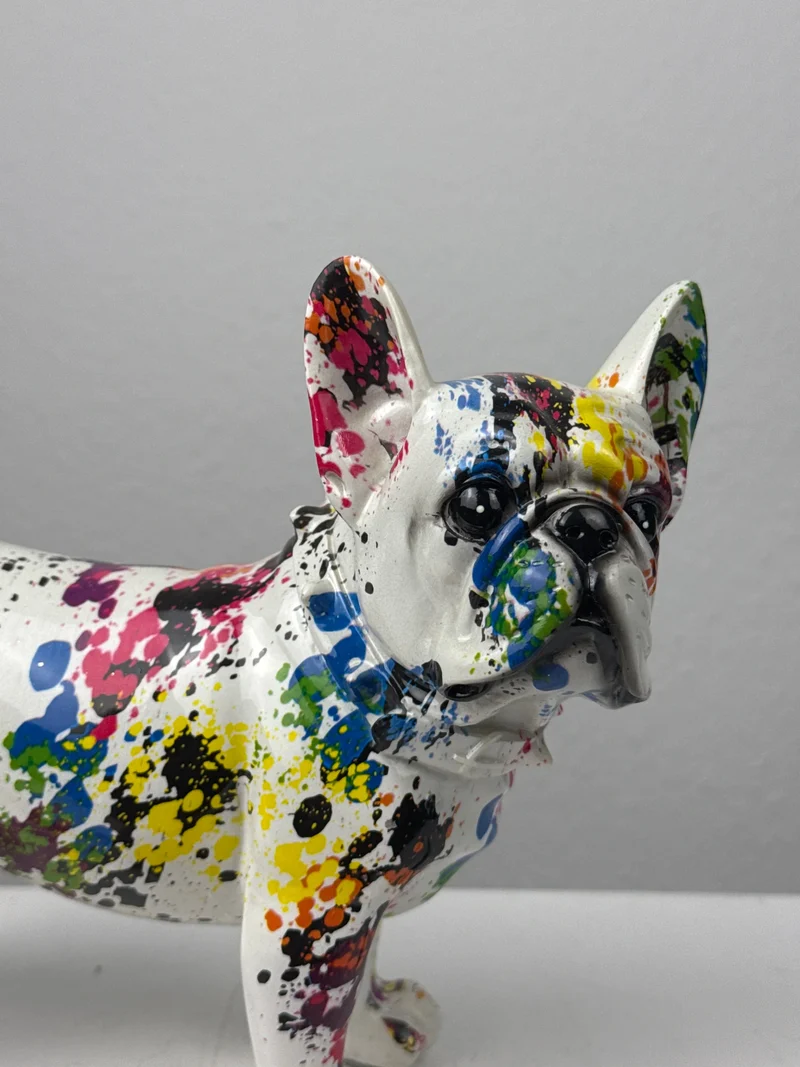 Bouledogue français Pop Art (Art moderne éclaboussé)