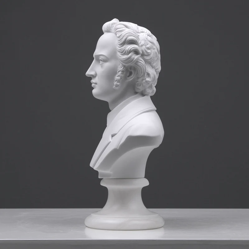Chopin Buste Sculpture (Petit)