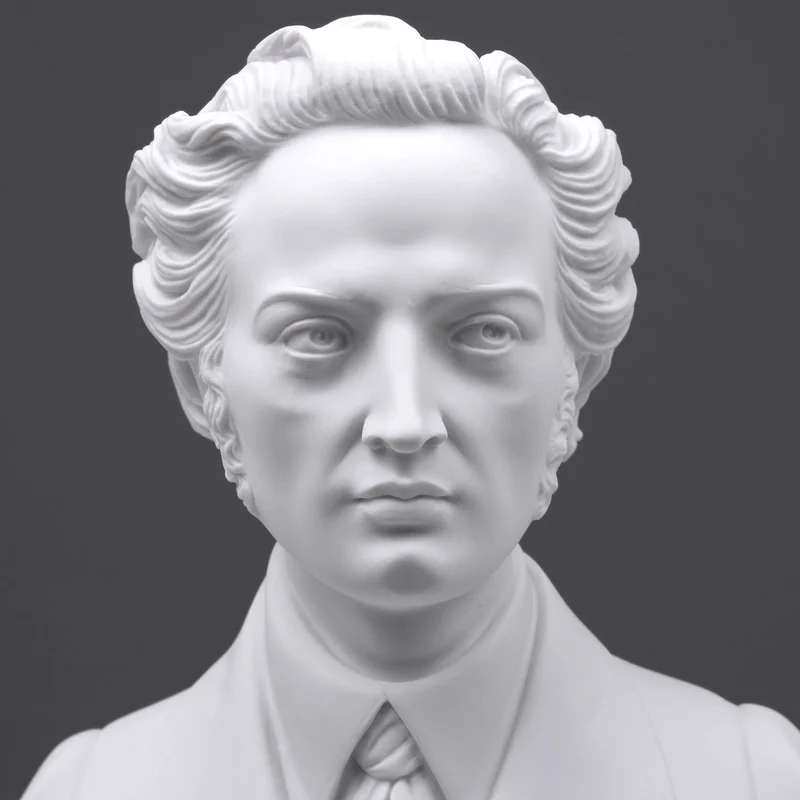 Chopin Buste Sculpture (Petit)