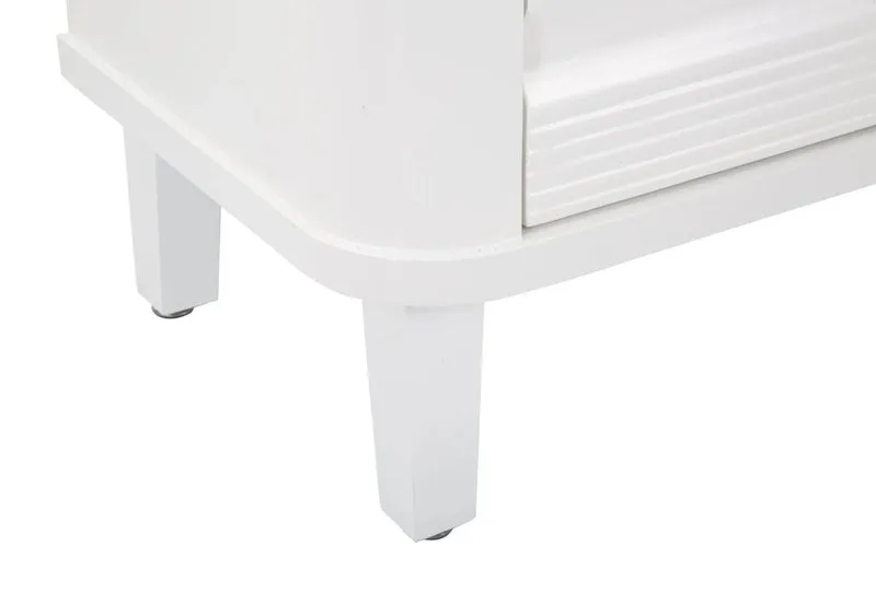 Commode en bois blanc avec tiroirs – Rangement pour chambre à coucher Shine
