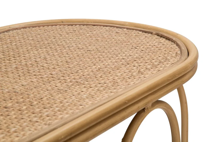 Console en bois avec design à lattes – Samui Entryway