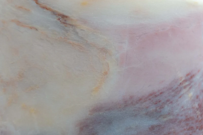 Corbeille à Fruits en Marbre Rose et Beige