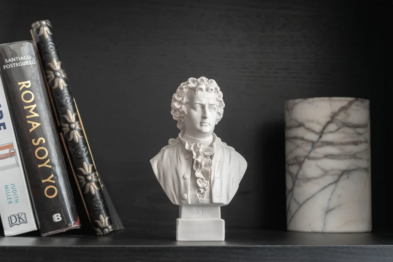 Buste Goethe – Poète allemand en style néoclassique