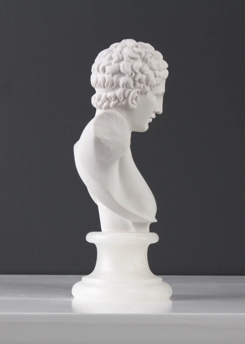 Buste Hermès (petite taille) - sculpture en marbre
