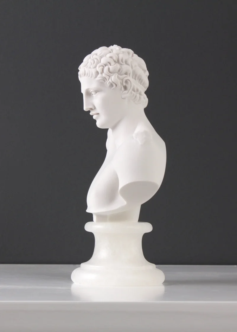 Buste Hermès (petite taille) - sculpture en marbre