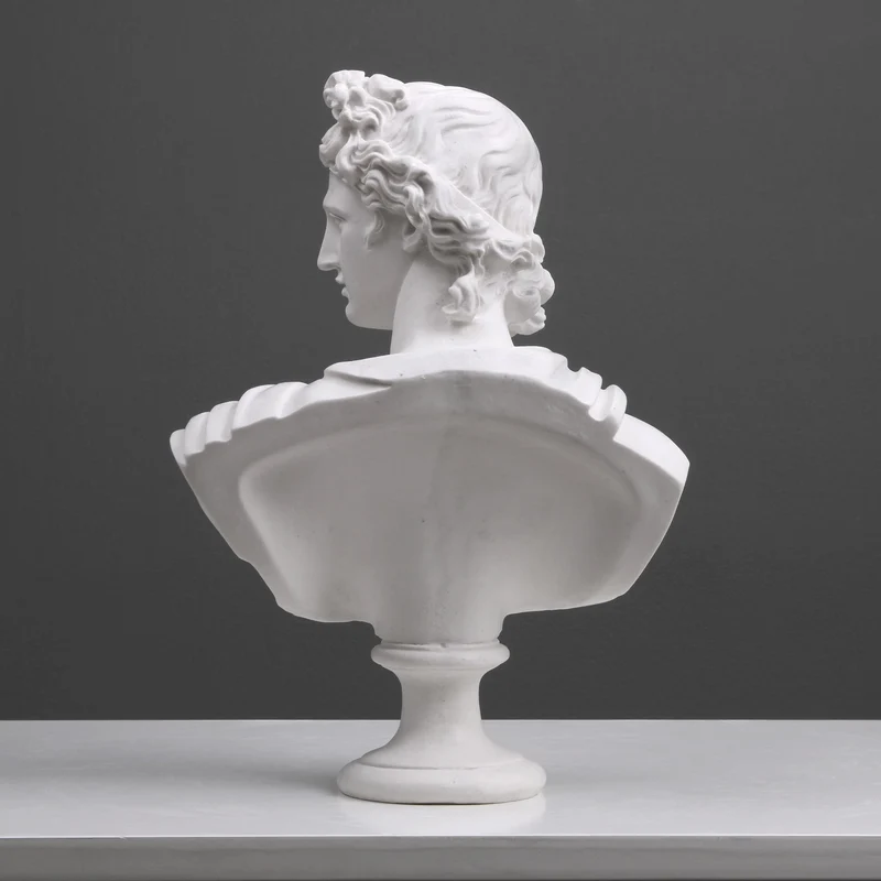 Bustes d’Apollon et Diane en Paire (Statues de Dieux Grecs)