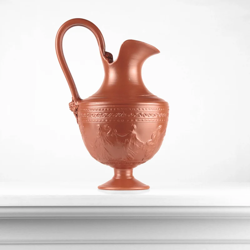 Cruche romaine avec scène de danse - céramique sigillée