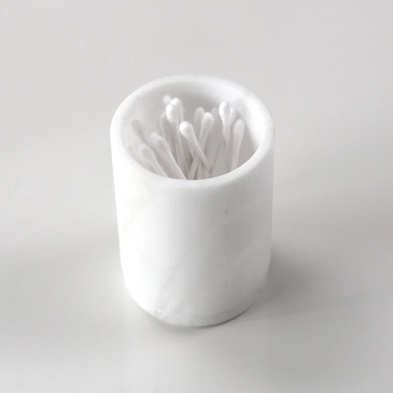 Ensemble d'accessoires de salle de bain (en albâtre massif)