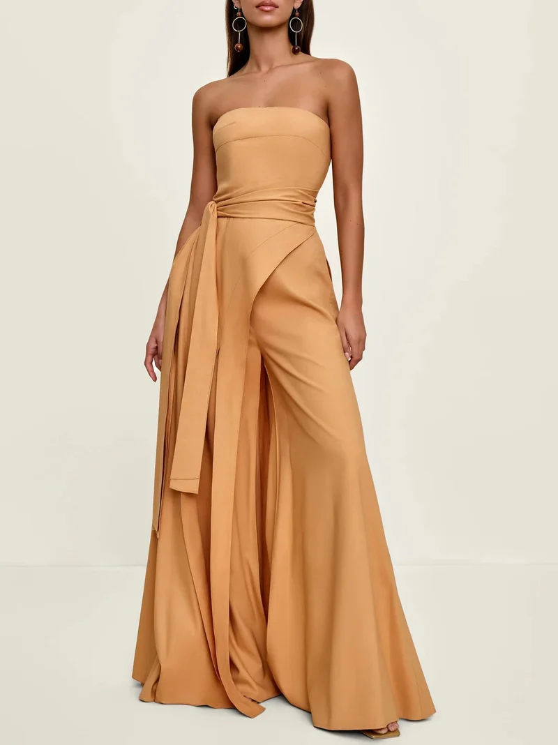 Elegant High-Waisted Wide-Leg Pants
