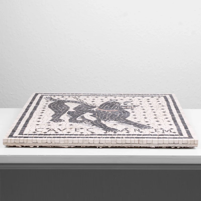 Mosaïque Cave Canem - en marble