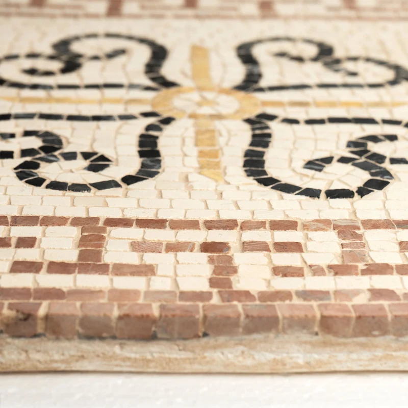 Mosaïque Frise géométrique - en marble