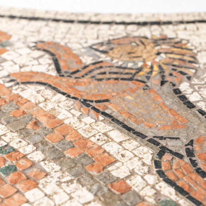 Mosaïque Lion - en marble