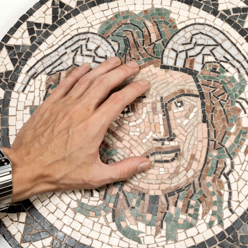 Mosaïque Medusa - en marble