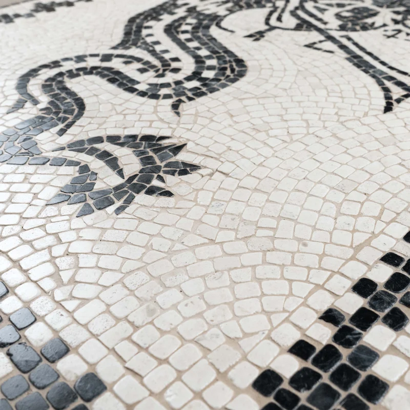 Mosaïque Mer-centaure (ichthyocentaur) - en marble