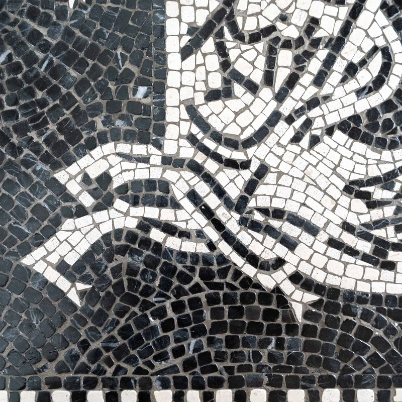 Mosaïque Mer-centaure (Ichtyocentaure) - en marble