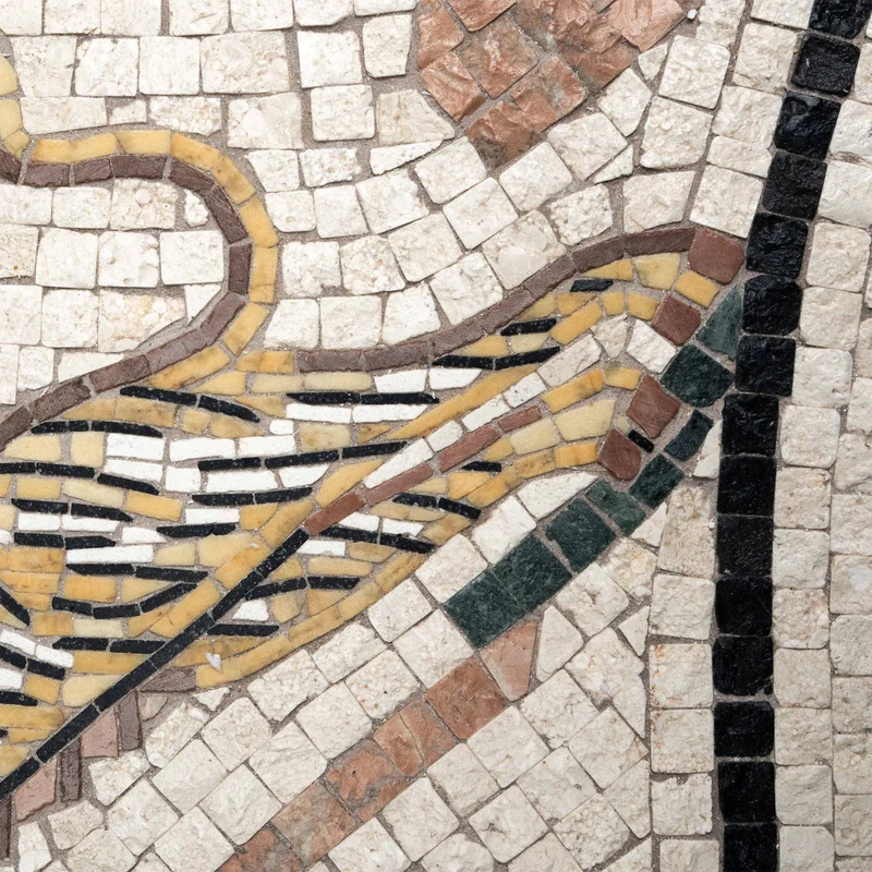 Mosaïque Tigre - en marble