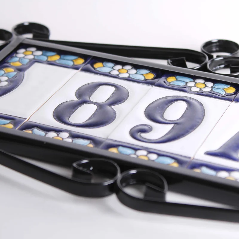 Numéro de maison céramique