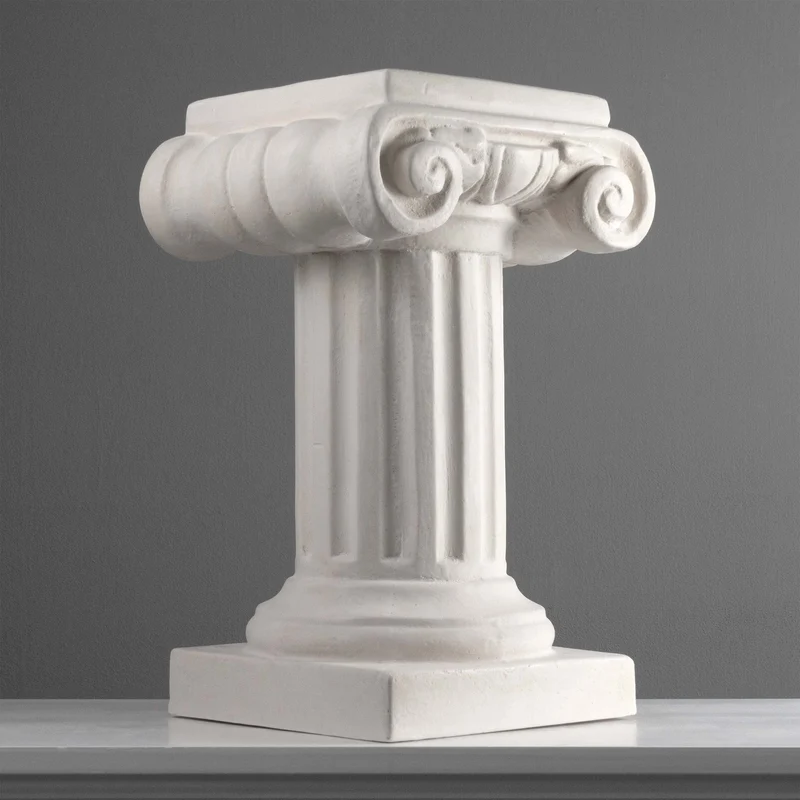 Paire de 2 Colonnes Ioniennes (Socles de Jardin)