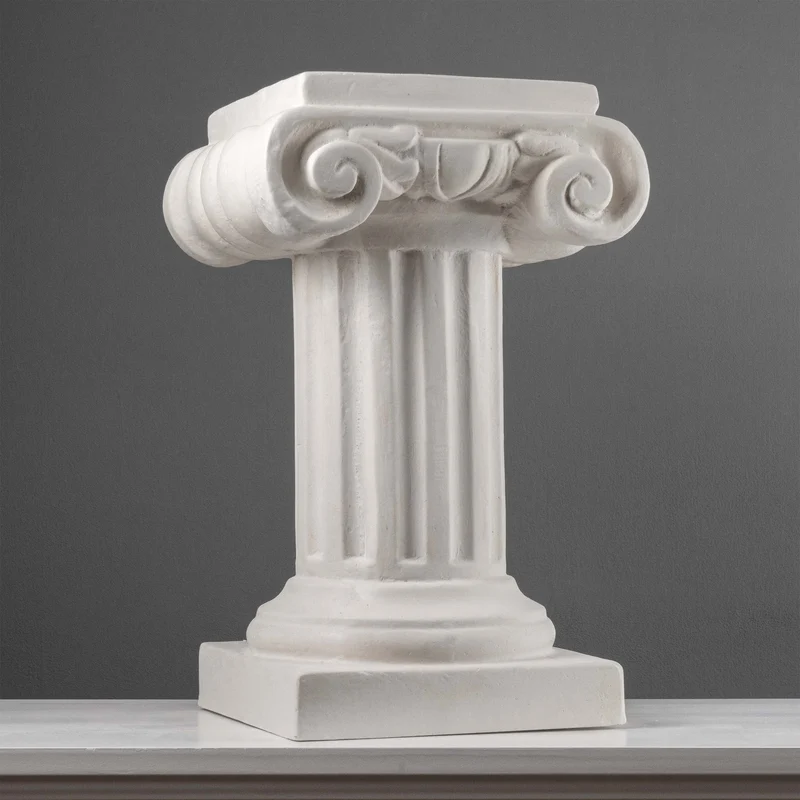 Paire de 2 Colonnes Ioniennes (Socles de Jardin)