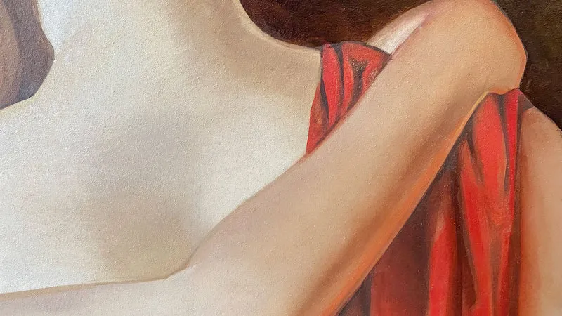 Peinture Fresque : Cupidon et Psyché (dos)